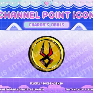 Charons Obol Channel Point Einlösen Symbol | Zucken | Münze | Zagreus | Griechisch | Unterwelt | Götter | Geld