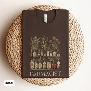 Farmacist Homestead Shirt Vintage Cottage Core Tshirt Raw Milk Shirt Wild Flower Sourdough Crunchy Mama Shirt Botanical Floral Aesthetic