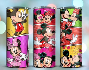 Mickey and Minnie Comic strip Style 20 oz. Tumbler