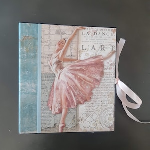 Vintage album/French creation/personalized gift/photo album/original gift/scrapbooking/unique gift/photo scrapbook/photo book