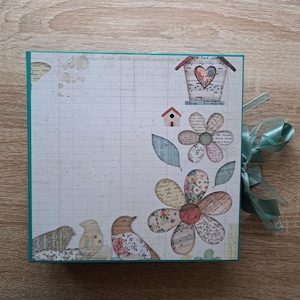 Album photo scrapbooking/cadeau unique et original /creation française/cadeau personnalisé femme/journal/cadeau parents/anniversaire/maman