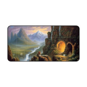 Playmat XL - Collection Special - Vintage Heroic Fantasy &quot;Dungeon crawling&quot; - ( Sorcery: Contested Realm TCG zoning)