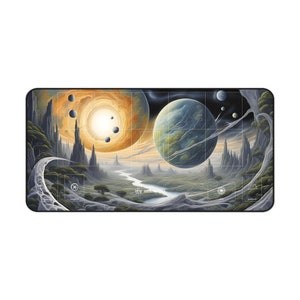 Playmat XL &quot;World creation&quot; - Sorcery: Contested Realm - Earth Element deck