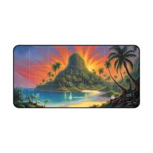 Playmat XL &quot;Bird Mountain&quot; - Sorcery: Contested Realm - Water Earth Element deck