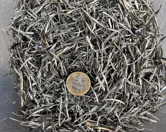 Steel Long Shavings | Needle Steel Scrap for Resin & Orgonite