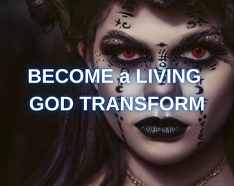 Become a Living God Transform, Transformation Spell, Intelligence spell, Super Power Spell Ritual, White & Black Magic, Same Day Cast