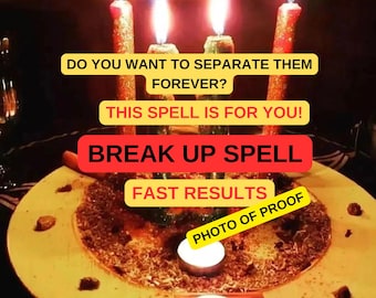 Powerful Breakup Spell: Break Them Forever - Obsession Love - Same Day Casting