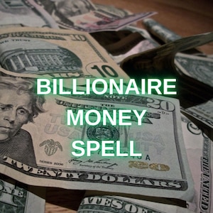 Billionaire Money Spell, Voodoo Ritual, Ritual of Money, Same Day Casti Wealth Spell
