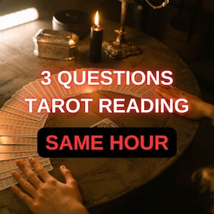Eén uur 3 vragen, tarotlezen, paranormaal lezen, lezen binnen hetzelfde uur