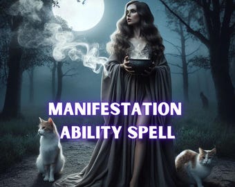 Manifestation Ability Spell, Manifestation Ritual, Manifest Anything, Ability Ritual, Same Day Cast