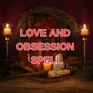 LOVE and OBSESSION Spell | Love Ritual | Obsession Magick | Partner Devotion | Love Magick | Same Day Cast