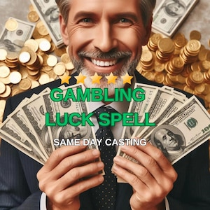 BEST GAMBLING LUCK Spell - Get Rich By Winning Lottery - Lottery Win Spell Magic Ritual - Good Luck Spell - Lotto Spell - Same Day