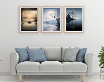 Enchanted Forest - Painted Nature Artwork for Home Decor ancient