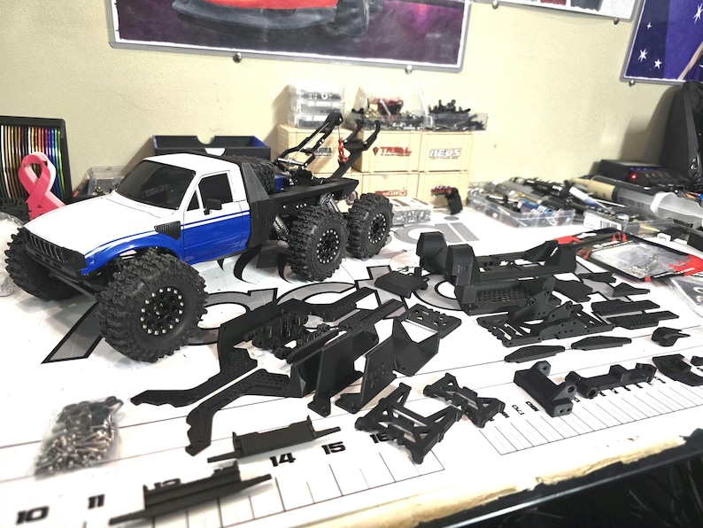 Oppai Factory OR6T TRX6m LCG Chassis for Injora IR60 Body 画像 1