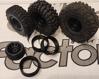 Oppai Factory TRX4mメソッドホイール用ビードロックリング