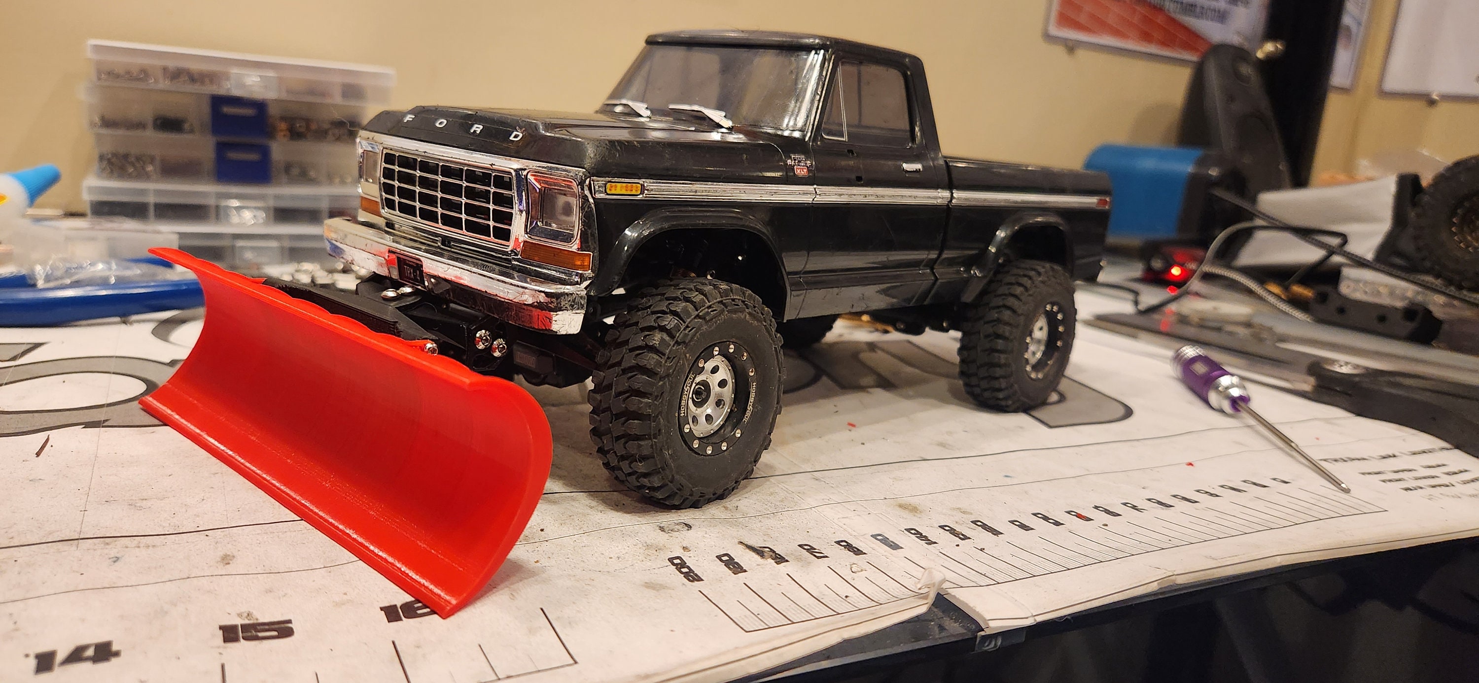 Oppai Factory Snow Plow for Trx4m Hightrail - Etsy