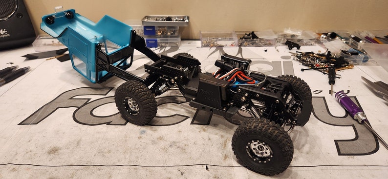 Oppai Factory LCG Chassis for Injora IR40 TRX4m Body zdjęcie 6