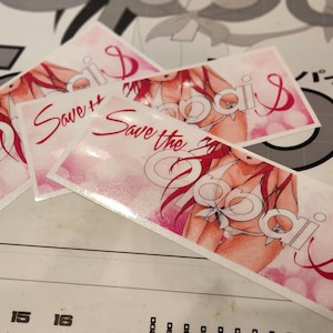 Save the Oppais Slap Sticker