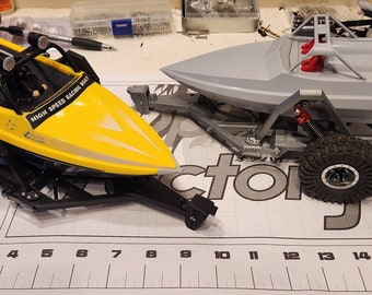 Oppai Factory プレランナートレーラー SprintJet / WL917用 (TRX4m/ SCX24/ FCX24/ 18に適合)
