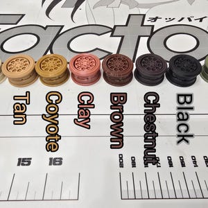 Cerchi militari Oppai Factory 1.3 con anelli in ottone Injora immagine 9