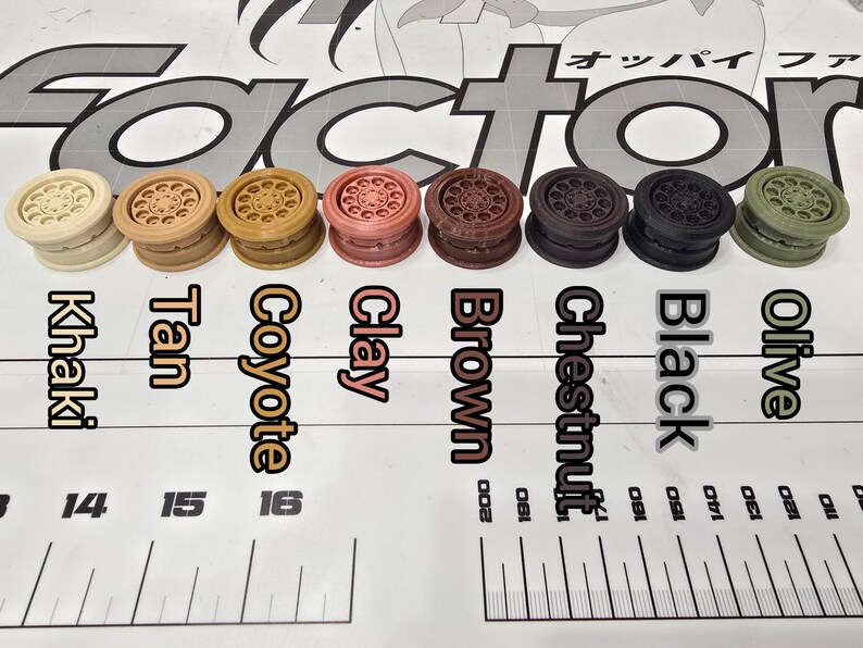 Cerchi militari Oppai Factory 1.3 con anelli in ottone Injora immagine 9