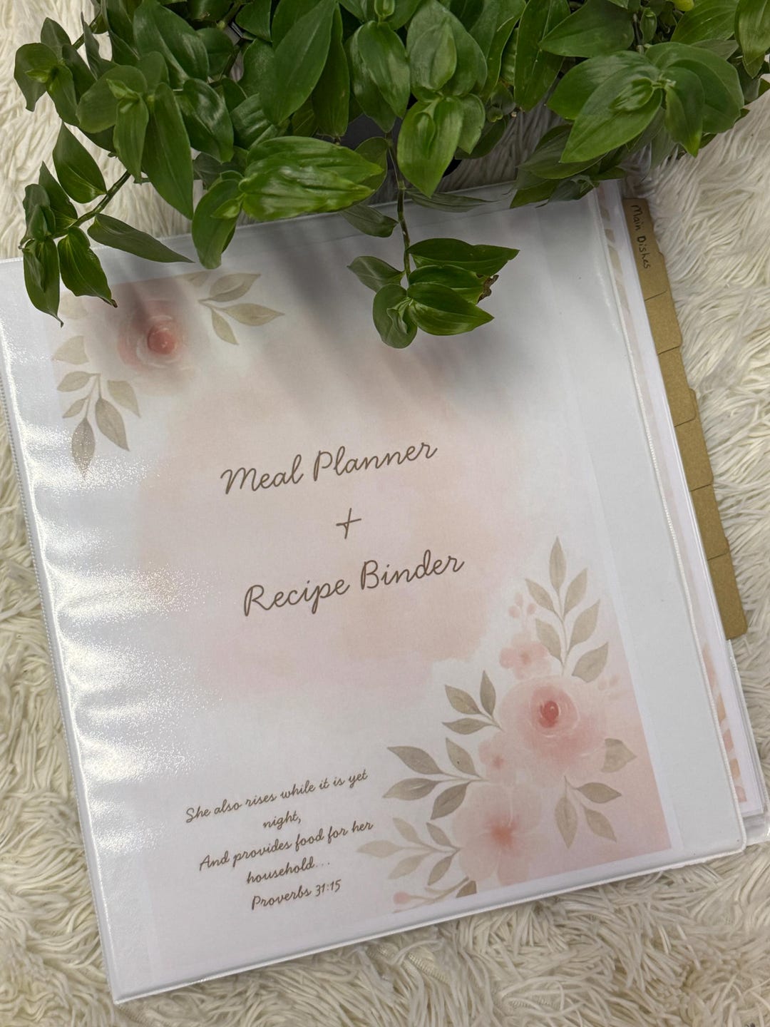 Meal Planner + Recipe Binder Printable | Instant Download PDF - Etsy