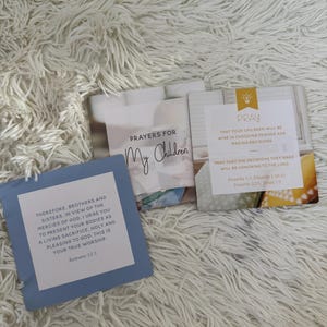 Cartes de prières pour mes enfants
