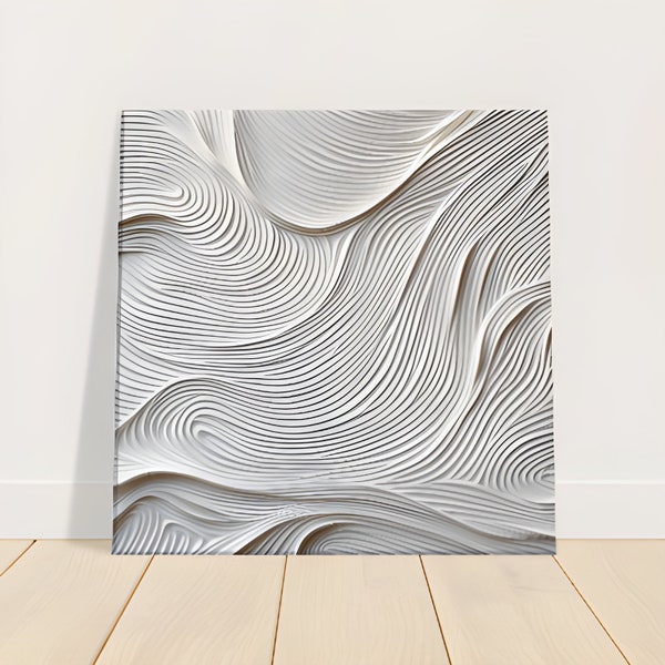 Abstract 3D relief painting Canvas 1/3 wall art, wall canvas, painting art