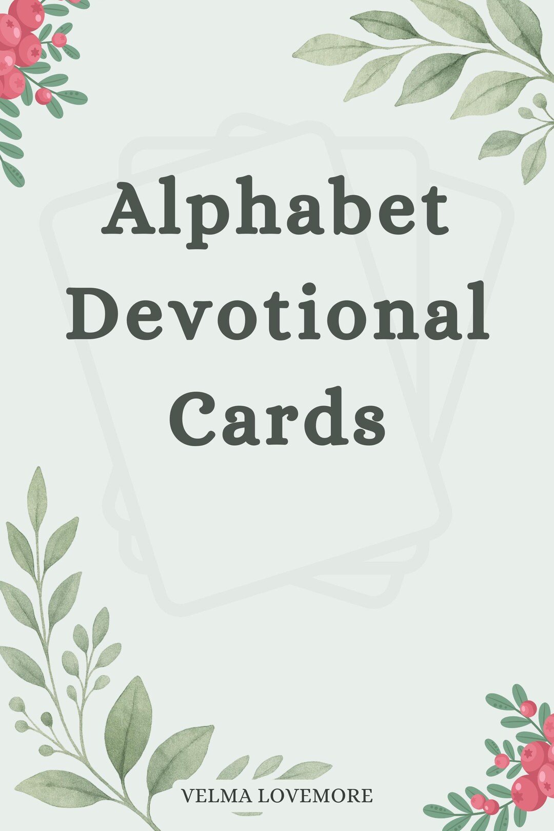 Alphabet Bible Verse Cards, Christian Devotional Scripture (digital ...