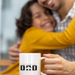 Father&#39;s Day Ceramic Mug, Best Dad Ever Gift, Coffee Cup for Daddy, Father&#39;s Day Gift, Happy Father&#39;s Day Mug, Father&#39;s Day Present