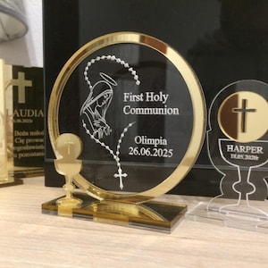 Un baptiste favorise une fille | Cadeaux de première communion | Souvenir baptiste | Cadeaux de baptême |  Cadeau de remerciement | Première communion | Taufe