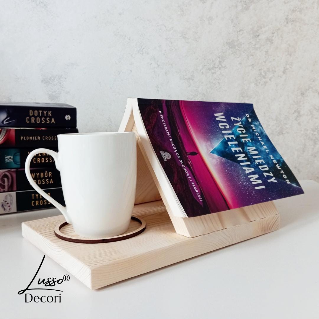 Personalized Engraved Wooden Book Stand | Triangle Book Holder | Book ...