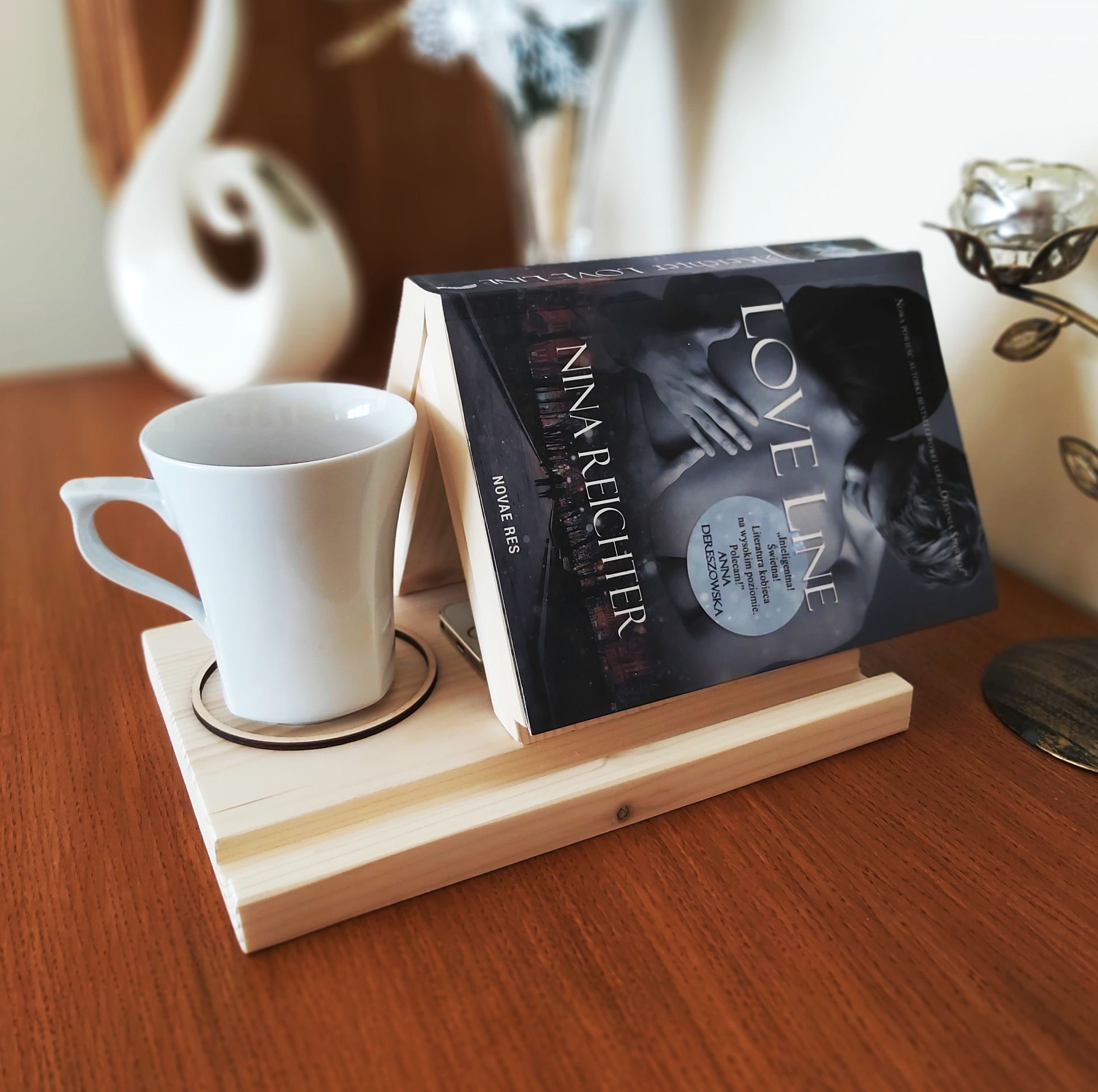 Personalized Engraved Wooden Elegant Book Stand, Book House Holder ...