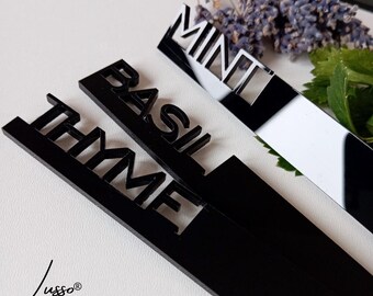 Vegetable Herb, Plant Stakes, Garden Markers, Vegetable Markers, Herb Markers, Plant Tags