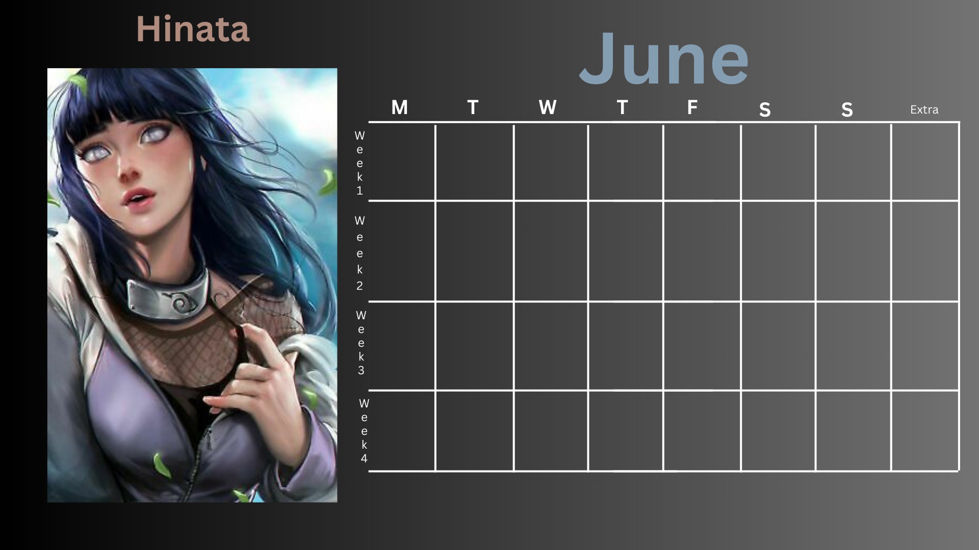 Anime Babe Planner/calendar Etsy