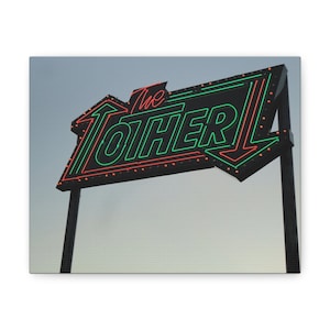 Bonnaroo Themed - The Other at Sunset - Canvas Gallery Wraps - Wall Art, Bonnaroo Gift