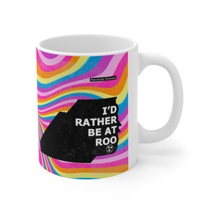 Prefiero estar en Roo - Taza de café de cerámica con temática Bonnaroo / Manchester, Tennessee / 11oz BPA y taza sin plomo imagen 3