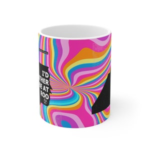 Prefiero estar en Roo - Taza de café de cerámica con temática Bonnaroo / Manchester, Tennessee / 11oz BPA y taza sin plomo imagen 4