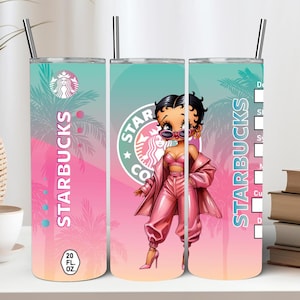 Sweet Betty Boop  20 OZ Tumbler, Sublimation Travel Mug, Stainless Steel Water Cup, Insulated Tumbler, Betty Boop Tumbler