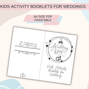 Wedding Fun for Kids - Printable Activity Booklet with 16 Exciting Games and Coloring Pages | Digital Download | Wedding Entertainment