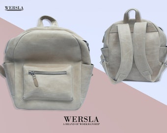 Wersla Leather Backpack - Canadian Brand