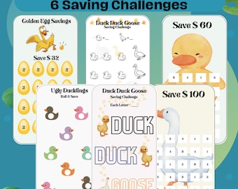 Duck Duck Goose Saving Challenges | Low Income | A6 Size