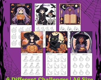 Save up Witches!!! Low Income Savings Challenges | A6 Size | Digital Download | PDF File