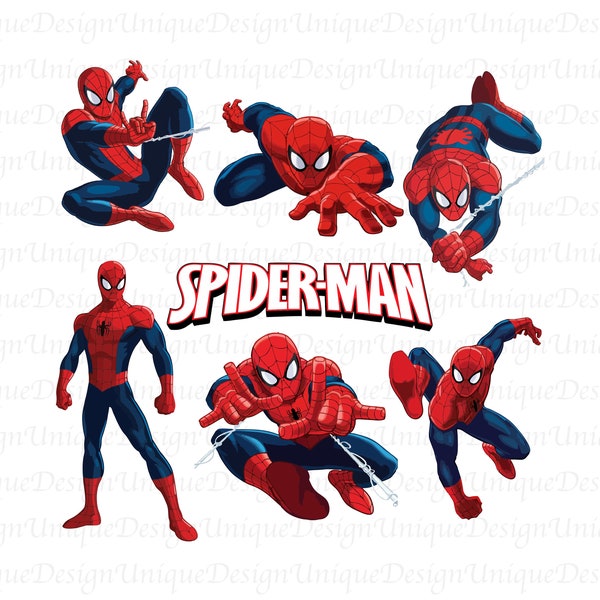 Pacchetto Svg Spiderman, Marvel Heros Svg, Amici Png, Halloween Png, Pacchetto PNG, Film PNG, Halloween SVG, Sublimazione file Cricut