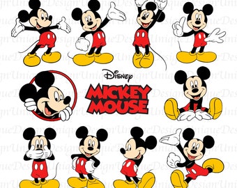 Mickey Mouse SVG Bundle Layered Head svg Anniversaire tshirt svg, fichiers svg gobelet mug pour Cricut, fichiers SVG pour Cricut, pour Silhouette,
