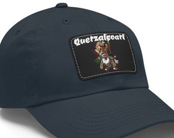 Aztec Trucker Hat W/ Leather Patch - Etsy display picture 1