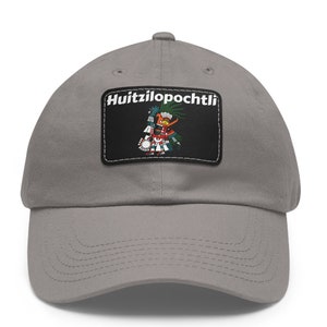 Huitzilopochtli | Dad Hat | Aztec Inspired | Custom hat | Leather Patch Hat | Mesoamerican Inspired | Unique Gift | Aztec baseball hat |