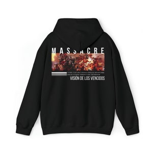 Massacre | Hooded Sweatshirt | Hoodie | Personalized Hoodie | Hoodies for men/women | Graphic Hoodie | Cozy Hoodie | Sweatshirt | Aztec |