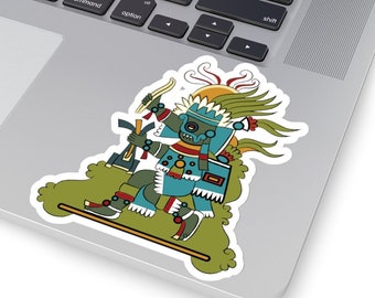 Tlaloc | Aztec | Sticker | Sticker for phone cases | Sticker for laptops | Sticker art | Vinyl sticker | Aztec decal | Aztec Sicker |
