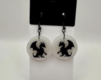 Dragon Dangle Earrings